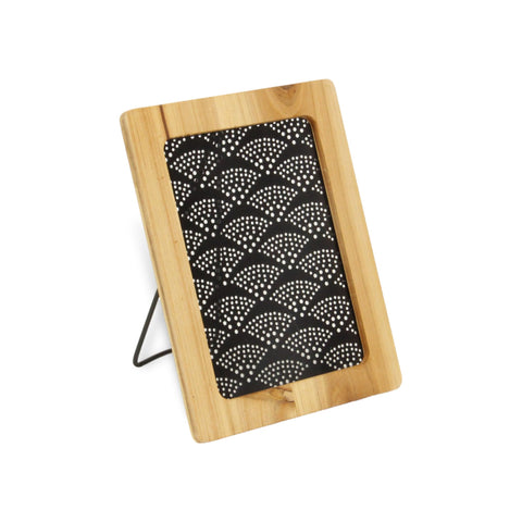 Merridew Wood Framed Metal Earring Hanging Table Easel