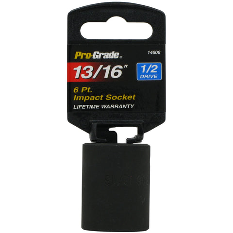 1/2" DR. 6 PT. 13/16" IMPACT SOCKET