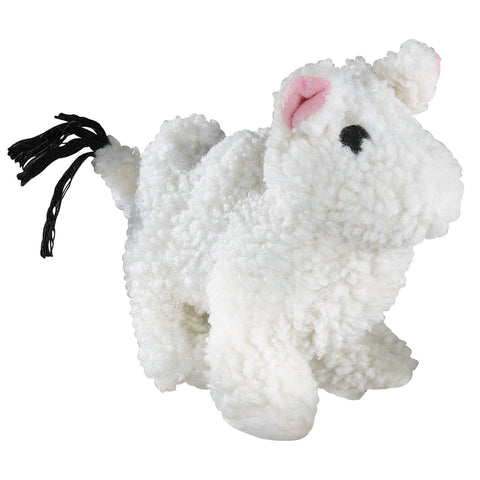 Zanies Fleecy Friend Dog Toys, 6" Camel