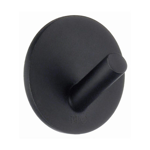 Beslagsboden Single Wall Mounted Hook (Set of 4) Finish: Black Matte Stainless Steel