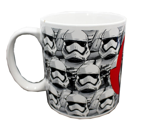 Official Star Wars Stormtroopers/Troop Leader 11-Ounce Heat-Reveal Mug - Ceramic Cup For Hot Coffee, Tea, Cocoa - Heat-Activated Message-Revealing Text - Track Drink Temperature - Licensed Disney Item