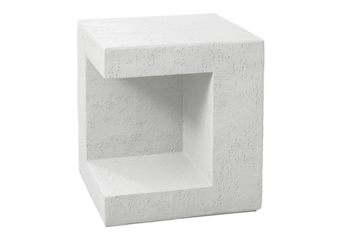 Monarch Specialties I 4131 Accent Table, 25" H, Indoor Or Outdoor, Side Table, Nightstand, End, Square, Bedroom, Living Room, White, Contemporary, Modern