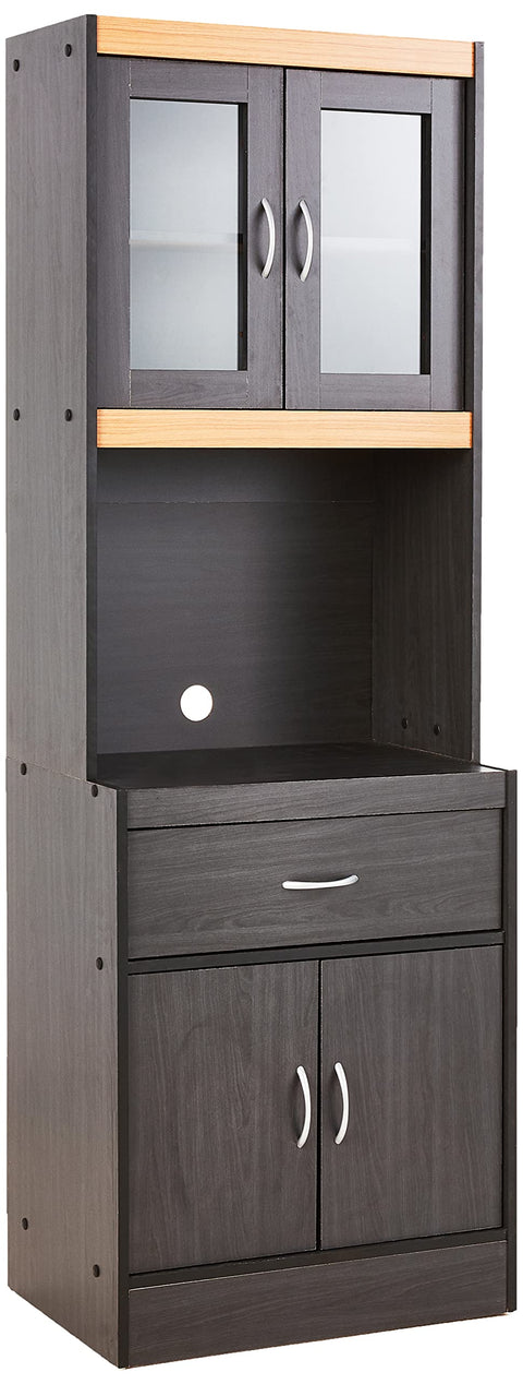 Hodedah China Cabinet, Black Beech