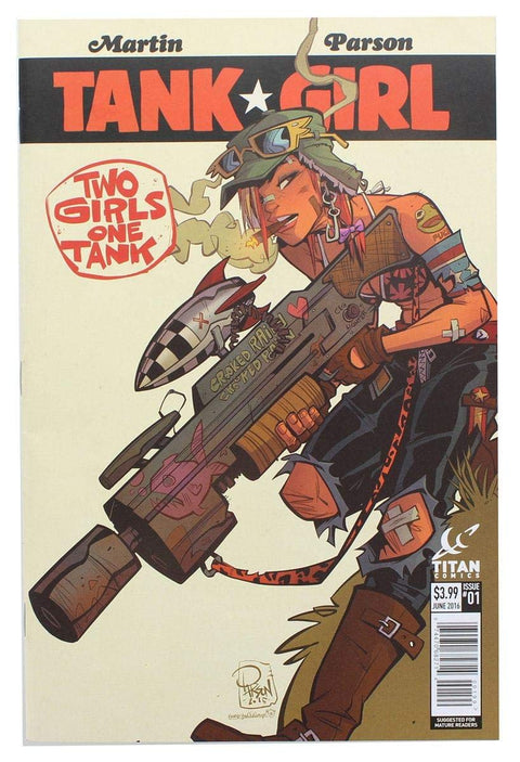 Tank Girl 2 Girls 1 Tank #1 (of 4) Cvr A Black Frog Comic Book