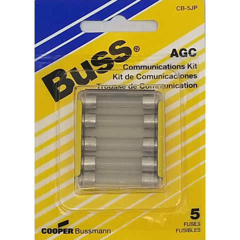Barjan 058BPCB5JP SVR Phone & Entertainment Fuse44; Pack of 5