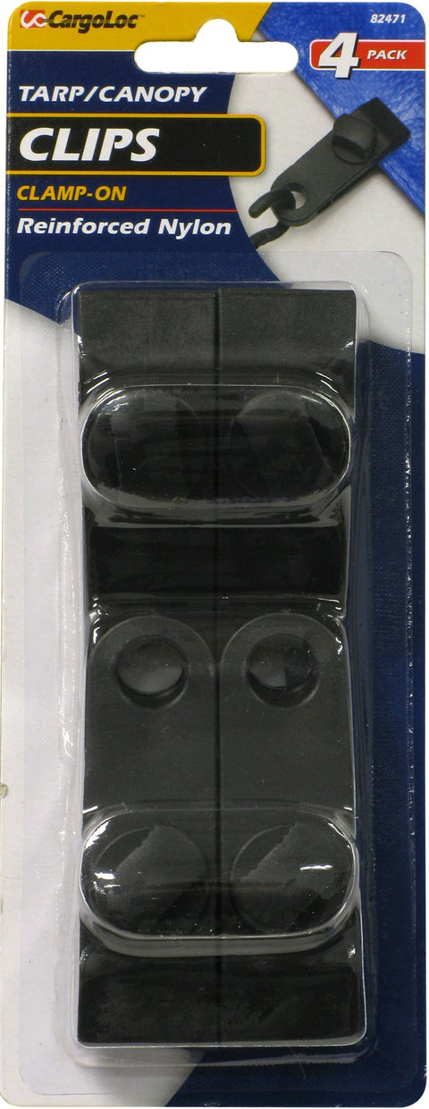 CargoLoc 82471 4 Pc. Tarp Clips - Clamp On, Nylon