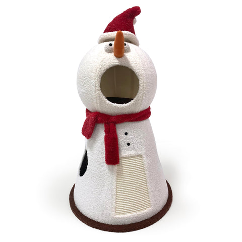 Prevue Pet Products Snowy's Hideaway Cave Cat Condo Tower