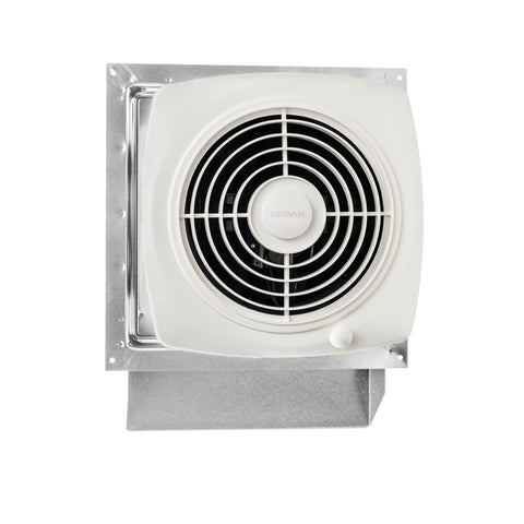 Broan-NuTone 509S Through-the-Wall Ventilation Fan, White Cover, On/Off Switch, 200 CFM, 8.5 Sones, 8"