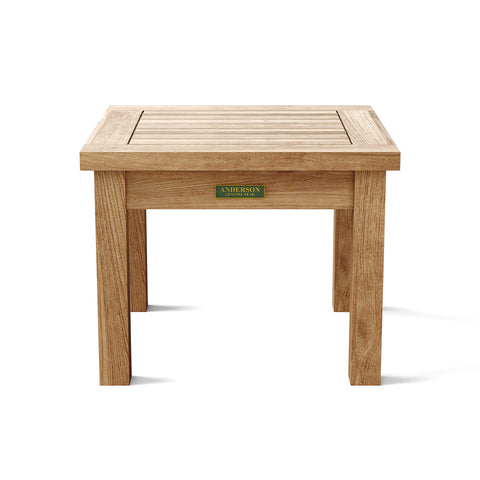 Anderson Teak Bahama 20" Square Table, Mini