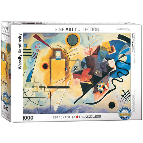 EuroGraphics, Yellow-Red-Blue (Gelb Rot Blau) by Kandinsky, 1000 Piece Puzzle