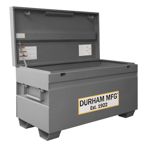 Jobsite Storage Box 16 Cu. Ft. 14 Gauge Steel 48 X 24 X 27-13/16 Gray