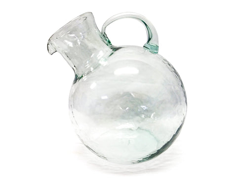 Kalalou CV5609 Small Mouthed Circular Tilted Pitcher, One Size, Green