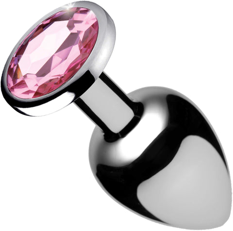 Pink Gem Anal Plug-Large