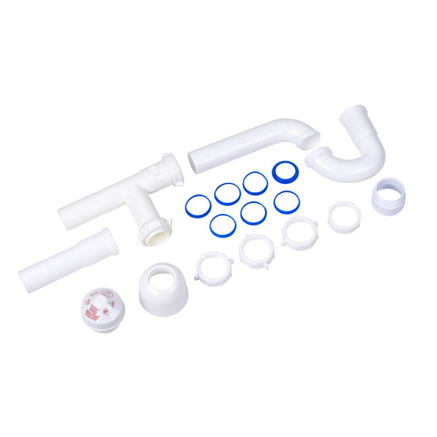 Oatey 39239 8 Stack DFU Capacity Installation Kit with Tubular Adapter Air Admittance Valve, 1.5 in. 20 Branch, White