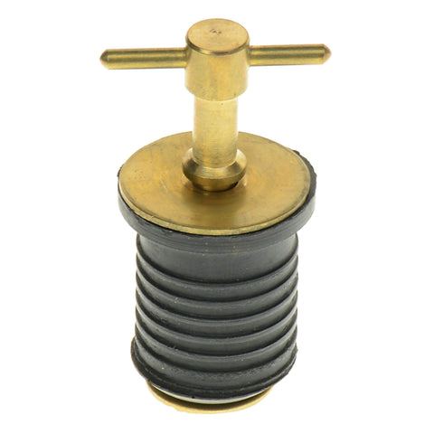 Th Marine EPL54844DP Twist Drain Plug 1 Brass