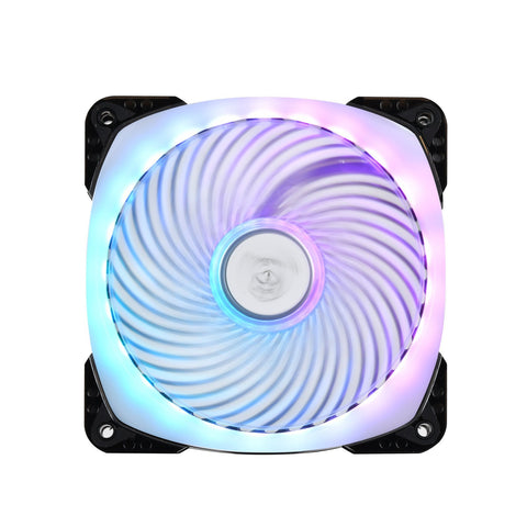 SilverStone Technology PWM 120mm Addressable RGB Fan with Dual Ball Bearing and Air Penetrator Frame (SST-AP124-ARGB)