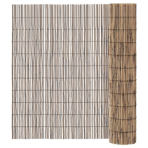 vidaXL Garden Reed Fence Screening - 157.5"x39.4" Reed Screen for Privacy, Backyard, and Patio Decor, Water Resistant, Natural Brown