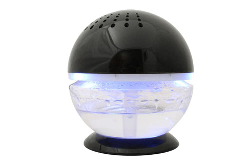 EcoGecko 75518-Black Little Squirt Air Deodorizer Humidifier, Black, 4.25"D x 5"H