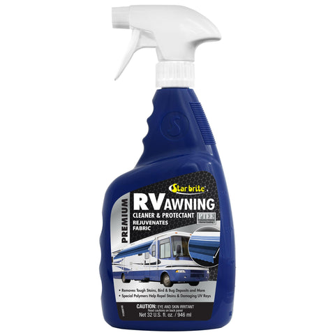 STAR BRITE Premium RV Awning Cleaner & Protectant Spray - Powerful Stain Remover for Fabric & Vinyl Awnings, Ideal for Outdoor Furniture & RV Fabrics