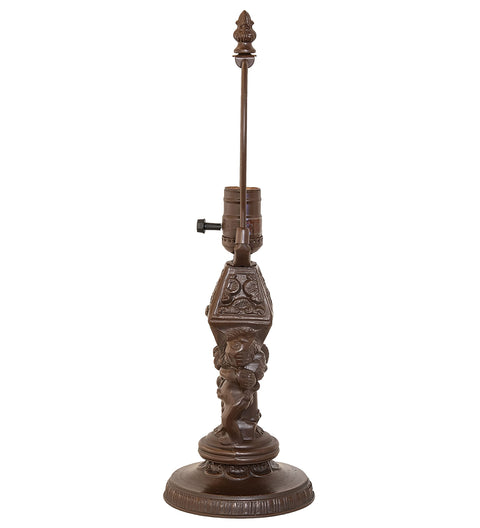 Meyda 8.5" High Cherubs with Lantern Base