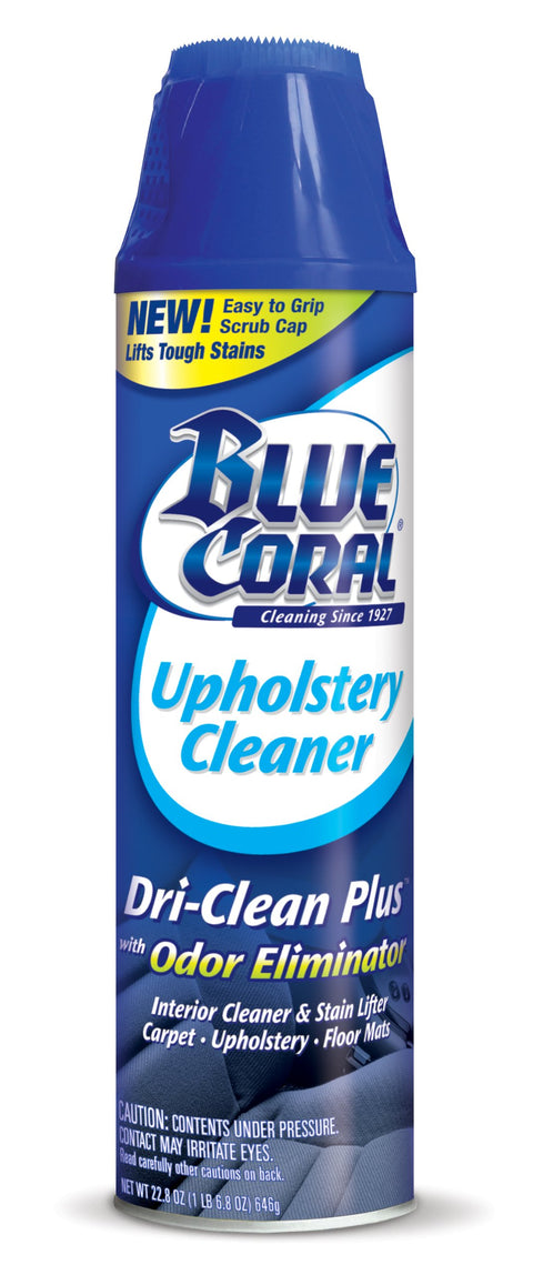 Blue Coral DC22 Upholstery Cleaner Dri-Clean Plus with Odor Eliminator, 22.8 Ounce