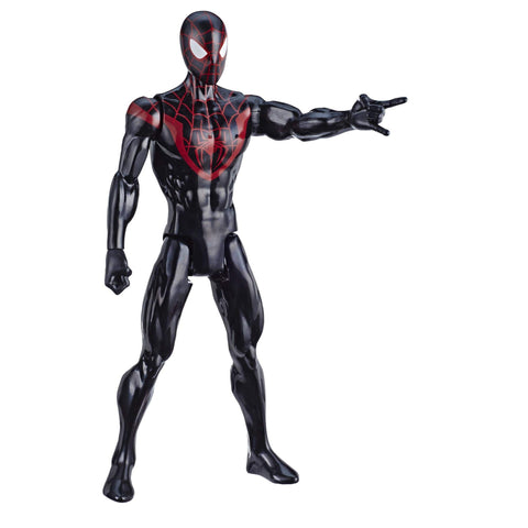 Marvel Spider-Man: Titan Hero Series Mile Morales 12"-Scale Super Hero Action Figure Toy Great Kids for Ages 4 & Up