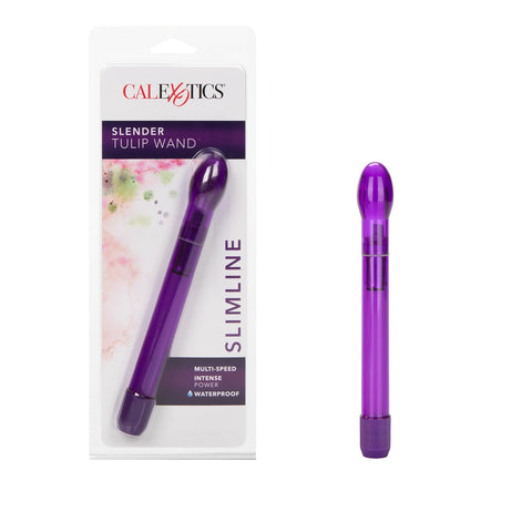 California Exotics Slender Tulip Wand Massager, Violet