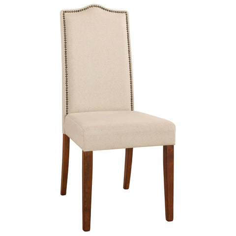 Romero Parson Chair - Chestnut/Linen