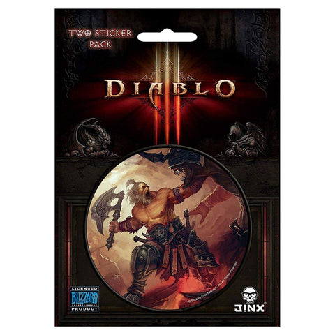 JINX Diablo III Barbarian Class Sticker, Multi-Colored, 3"