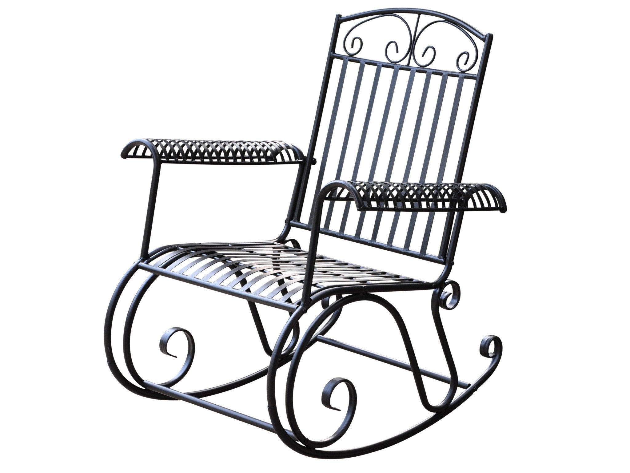 Iron Scroll Patio Rocker– KARTiT