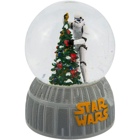 Kurt Adler Musical Storm Trooper Decorating Christmas Tree Water Globe, 100mm