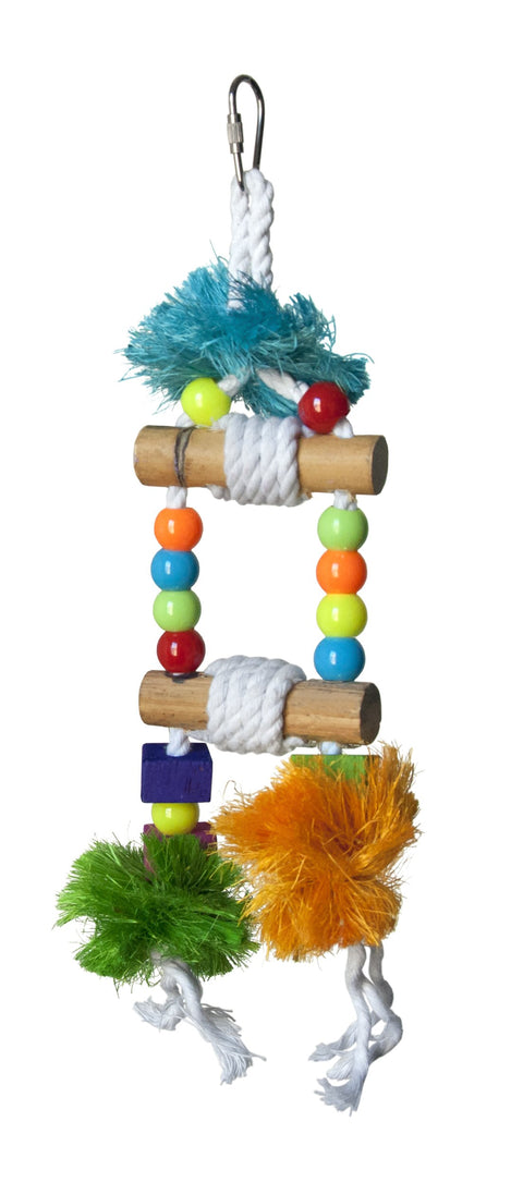 Prevue Pet Products Tropical Teasers Blue Hawaii Bird Toy, Multicolor