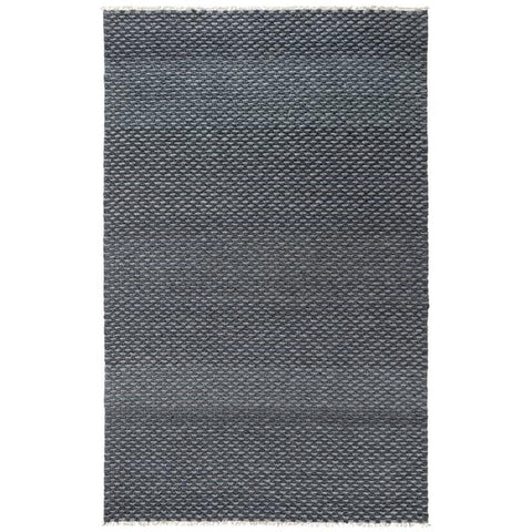 Rizzy Home Alora Decor Sun 7'6" x 9'6" Basket Weave Gray/Dk Gray Woven Area Rug