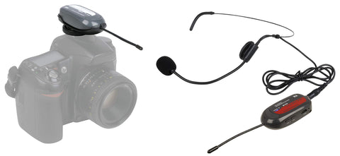 VocoPro UHF Wireless Audio System for Digital Video Cameras (COMMANDER-FILM-HEADSET 3