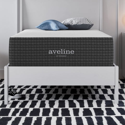 Modway Aveline 12” Gel Infused Memory Mattress with CertiPUR-US Certified Foam Twin Mattress