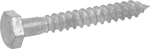 The Hillman Group 812107 Hot Dipped Galavanized Hex Lag Screw, 1/2 x 7-Inch, 25-Pack, 25 Pieces