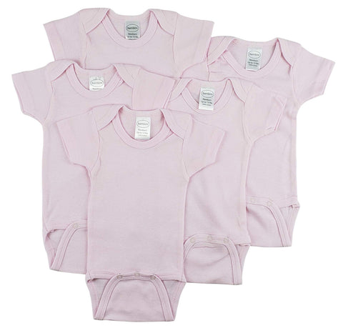 Bambini Short Sleeve One Piece 5 Pack - Newborn