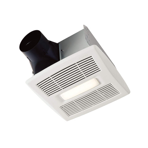 Broan-NuTone AE50110DCL Selectable Speed Ventilation Fan with LED, ENERGY STAR Certified, 50-80-110 CFM, 0.3-0.4-0.9 Sones