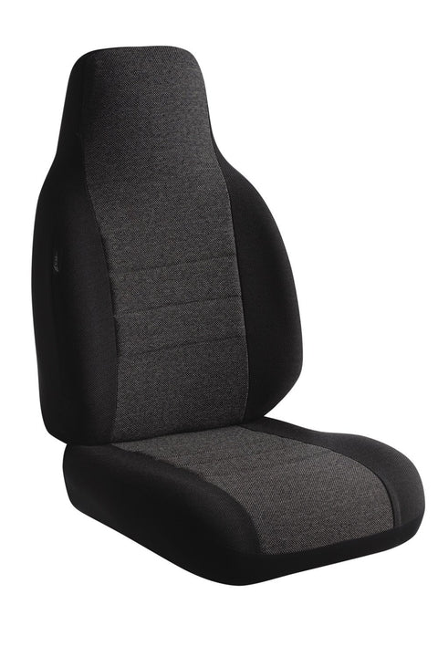 Fia OE37-74 Charc Custom Fit Front Seat Cover Bucket Seats - Tweed (Charcoal)