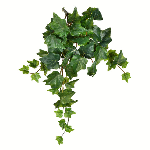 Vickerman Everyday 18" Artificial Green Ivy Hanging Bush 3 Pack - Faux Indoor Hanging Plant Bush - Greenery for Home Or Office Decor - Maintenance Free
