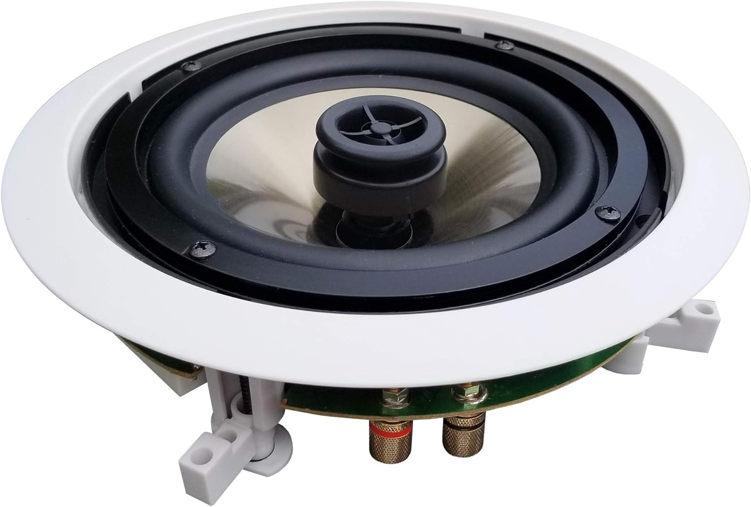 BIC America FH-6C Formula Series FH-6C 6-1/2 Inch 150-Watt 2-Way in-Ceiling Speakers with Pivoting Horn Tweeters