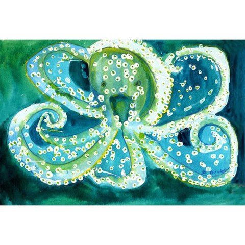Betsy Drake DM900 Coastal Octopus Door Mat, 18" x 26"