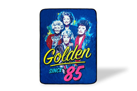 JUST FUNKY The Girls Since 85 Large Fleece Throw Blanket | Official Girls Throw Blanket | Features All 4 Glamorous| Measures 60 X 45 Inches