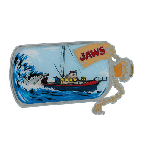 Jaws 50th Anniversary Ship In Bottle Limited Edition Enamel Pin | Badge Accessory For Lanyard, Backpack