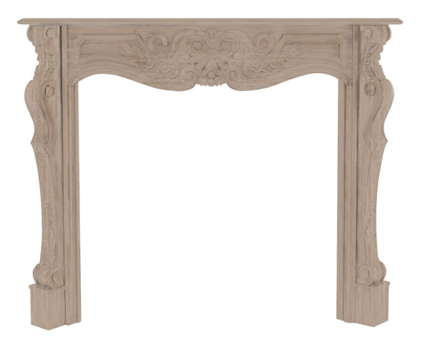 Pearl Mantels 134-48 Deauville Fireplace Mantel, 48-Inch, Unfinished