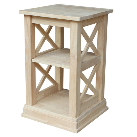 International Concepts Hampton Accent Table Includes Shelves