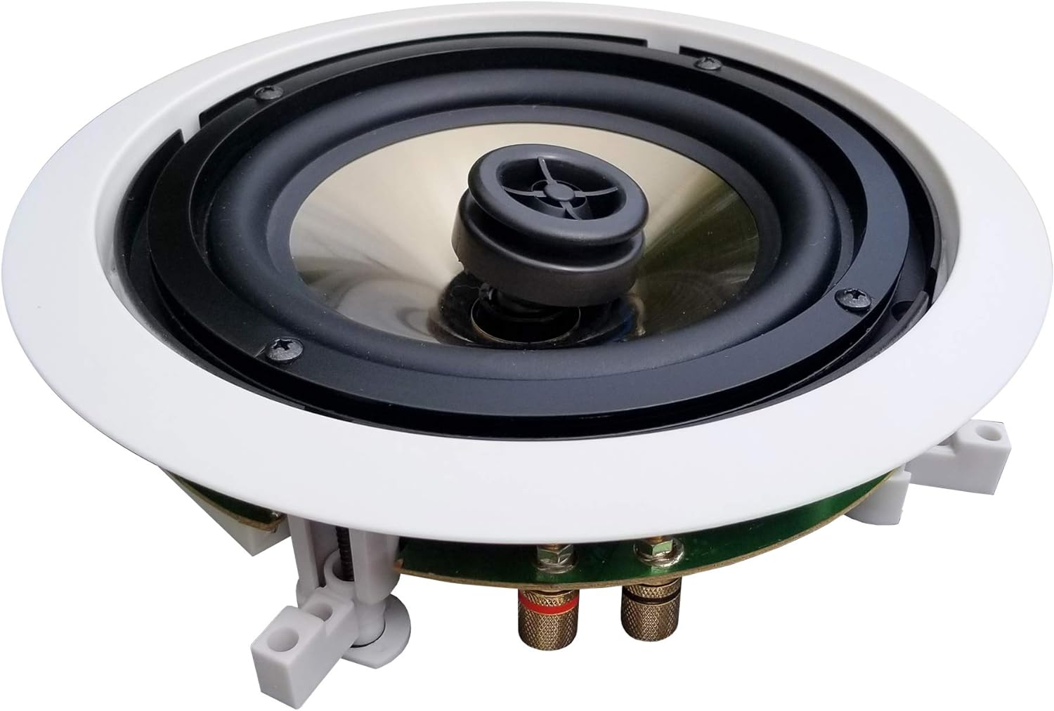 BIC America FH-6C Formula Series FH-6C 6-1/2 Inch 150-Watt 2-Way in-Ceiling Speakers with Pivoting Horn Tweeters