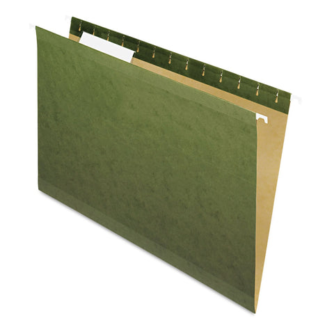 Pendaflex 415313 Hanging File Folders, 1/3 Tab, Legal, Standard Green (Box of 25)