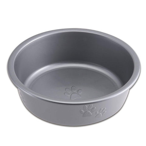 Loving Pets Dolce Luminoso Dog Bowl, Large, Silver