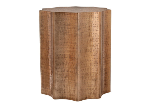 Monarch Specialties Accent Table - 22" H/Antique Copper Iron Metal End Table